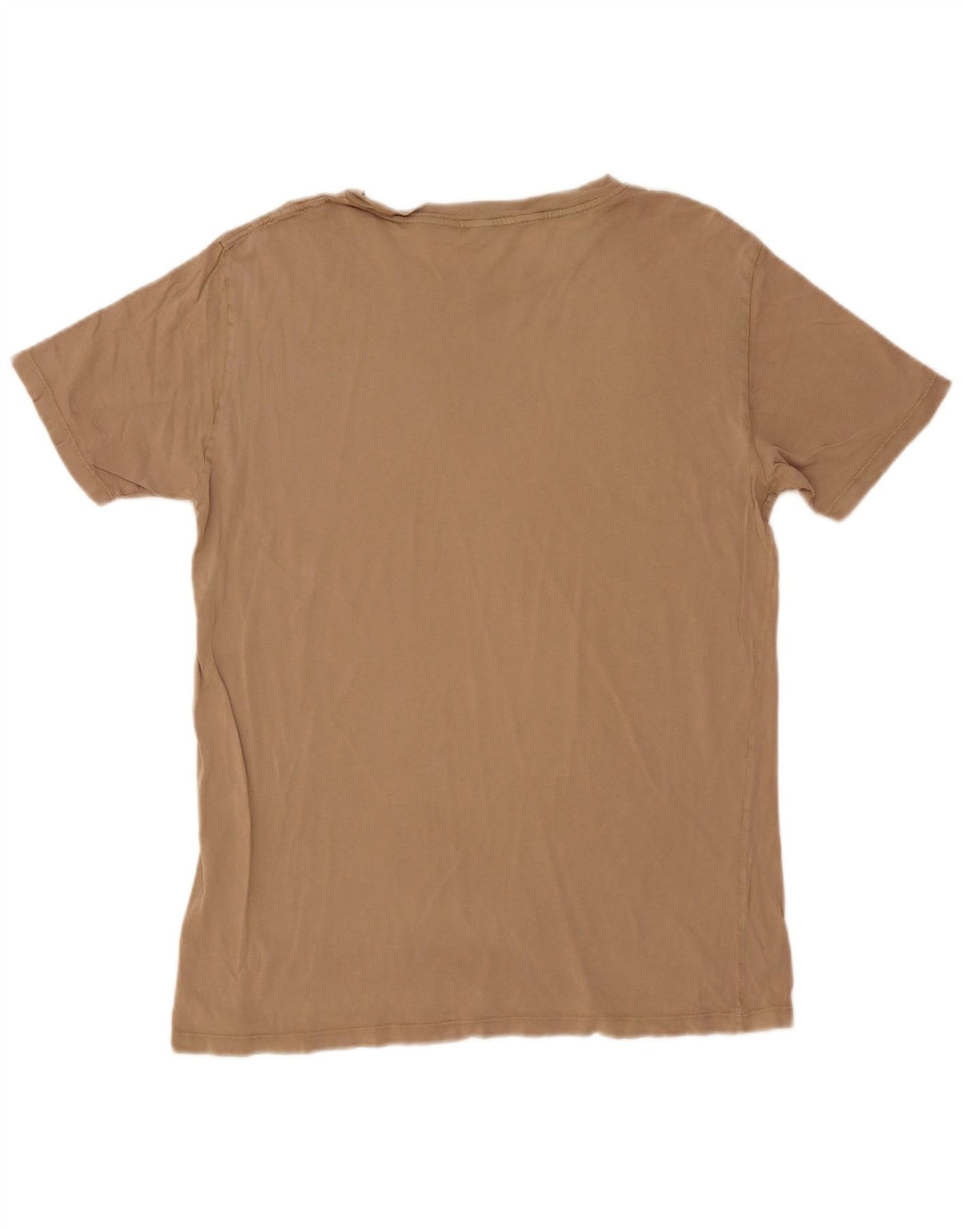 Replay Camiseta Hombre Top Large Beige Algodón