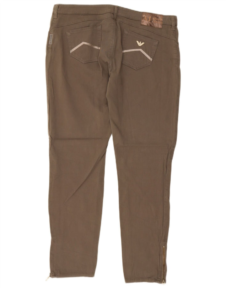 ARMANI Pantalón Casual Slim W31 L28 Beige Mujer