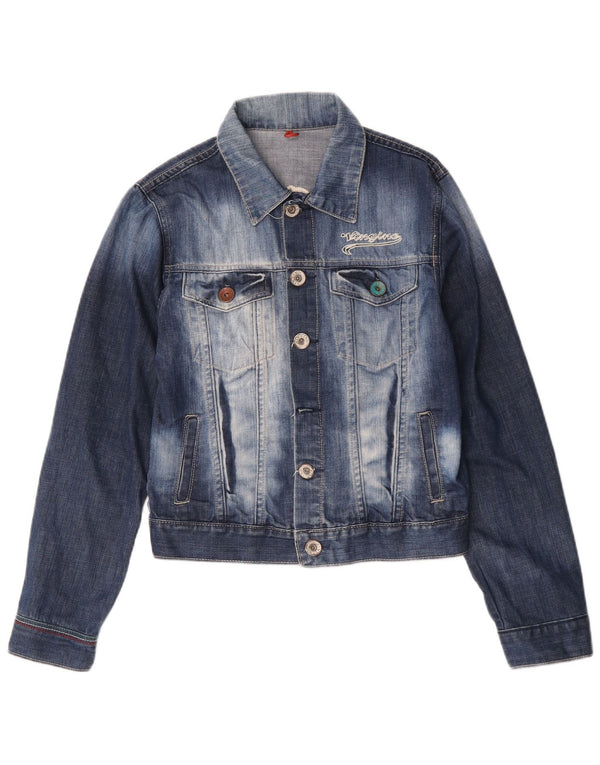 Vingino Chaqueta vaquera con estampado de lavado ácido para mujer UK 6 XS Azul