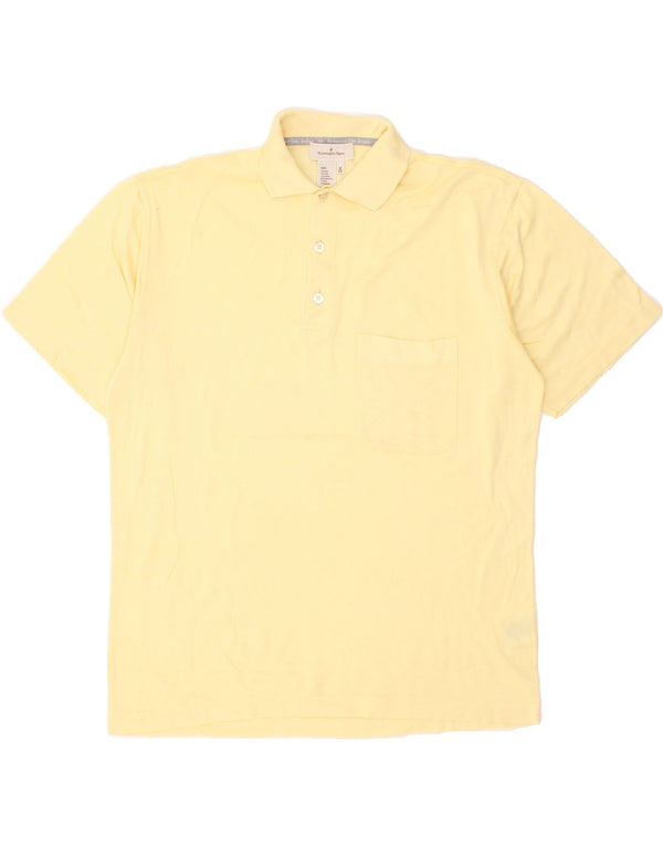 ERMENEGILDO ZEGNA Polo Hombre IT 50 Algodón Amarillo Medio