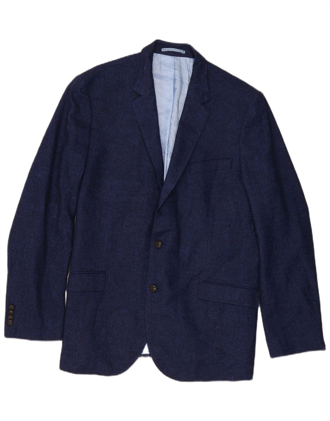 Marks & Spencer Chaqueta tipo blazer de 2 botones para hombre UK 44 XL Azul marino Espiga