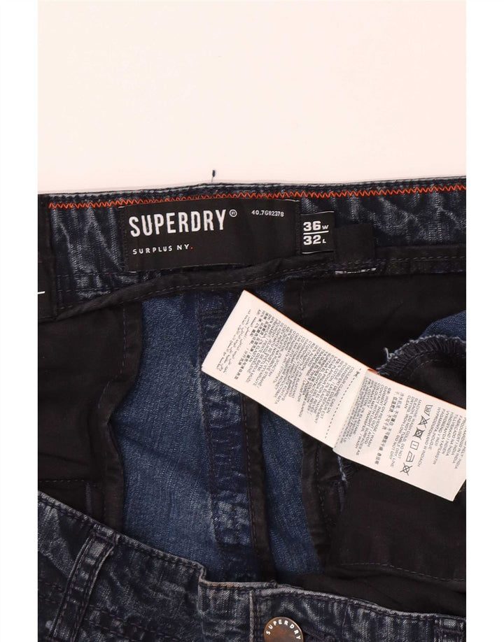 Vaqueros Superdry Cargo Slim para hombre W36 L32 Algodón azul