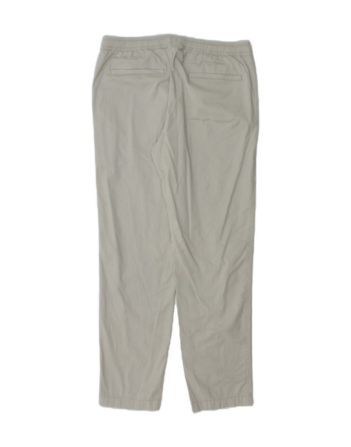 J. CREW Womens Straight Chino Trousers Medium W30 L30 Grey Cotton Vintage J. Crew and Second-Hand J. Crew from Messina Hembry 