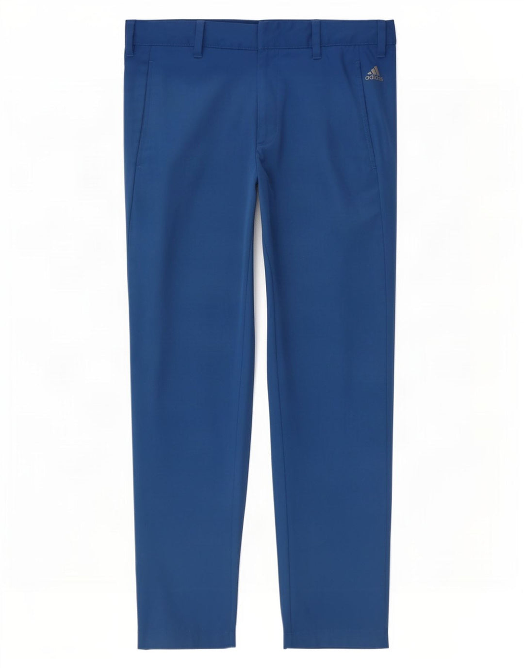 Pantalón Chino Recto Adidas Hombre W30 L30 Poliéster Azul