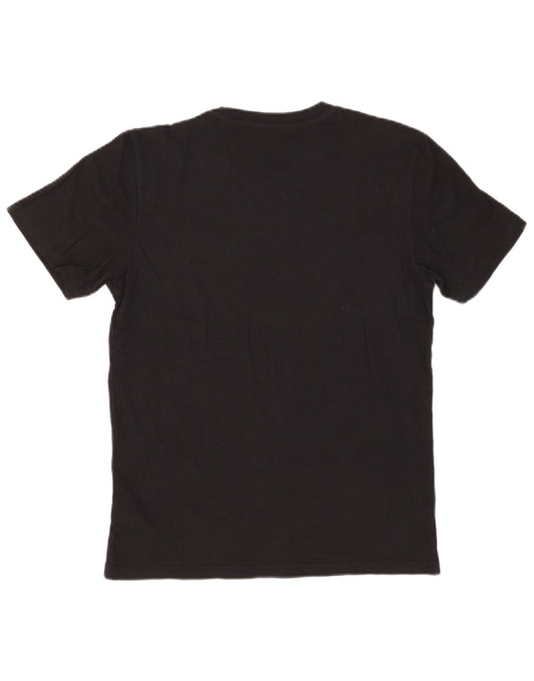 Lee Camiseta Estampada De Ajuste Regular para Hombre Top Pequeño De Algodón Negro
