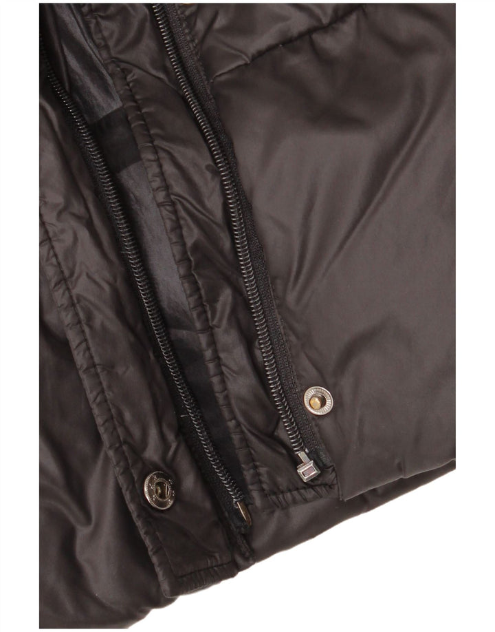 Guess Chaqueta acolchada para mujer UK 8 Small Nylon negro