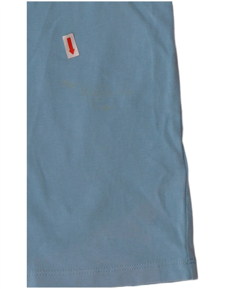 TOMMY HILFIGER Camiseta para hombre Top Medium Blue Cotton