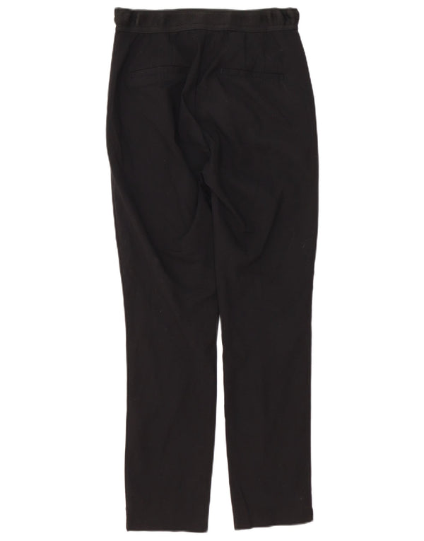 Zara Mujer Pantalones Chinos Slim Small W26 L27 Negro