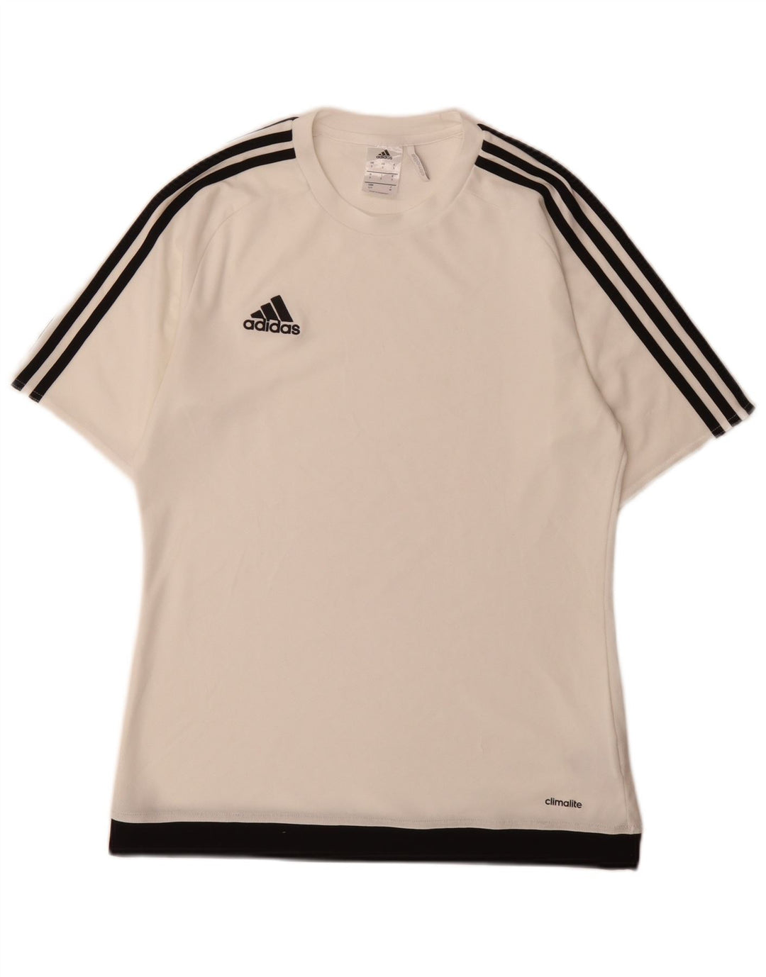 Adidas Hombre Camiseta Top Small Blanco Poliéster Deportes