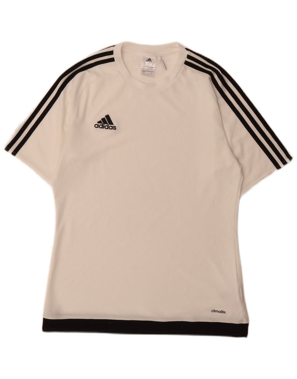 Adidas Hombre Camiseta Top Small Blanco Poliéster Deportes