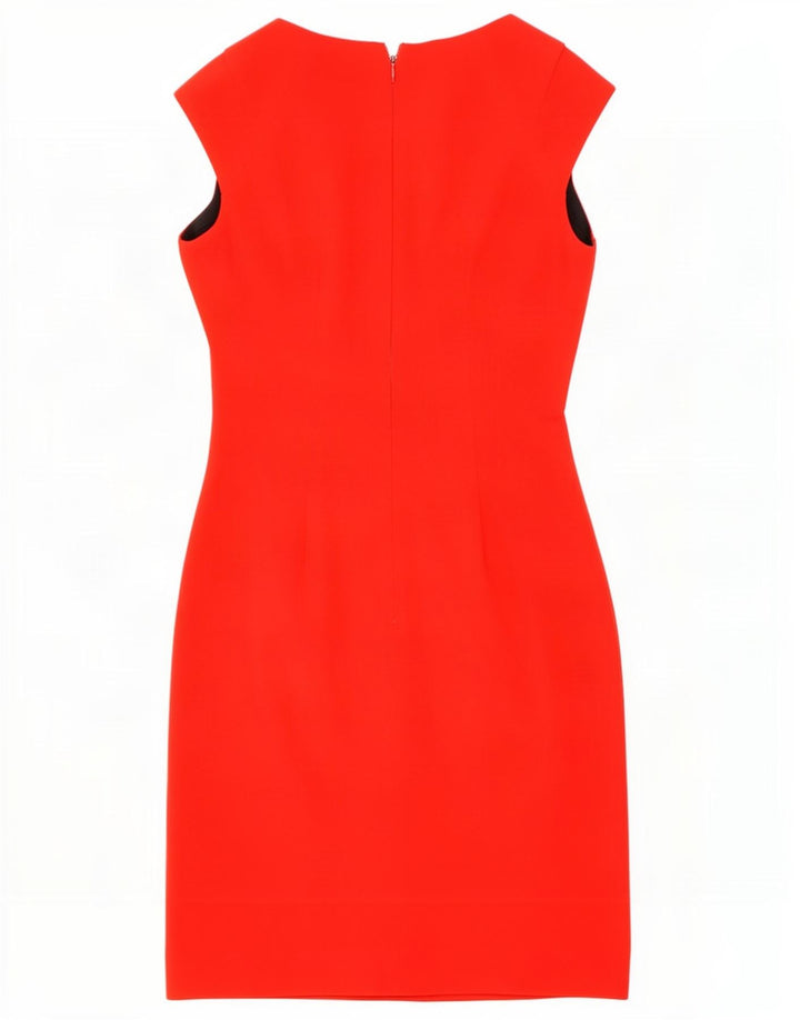Calvin Klein Jeans Vestido tubo para mujer UK 8 Pequeño Poliéster rojo