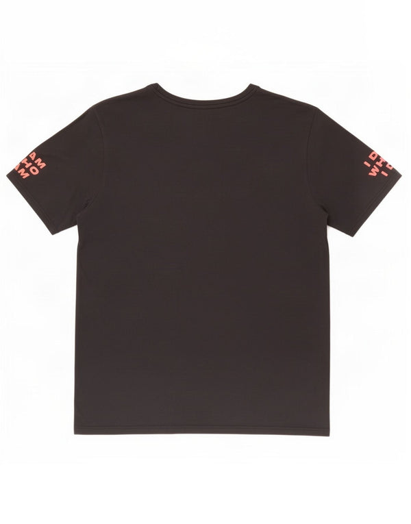 Nike Dri Fit Graphic Camiseta para hombre, talla mediana, color negro