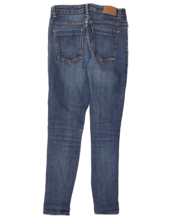 Zara Vaqueros Pitillo Mujer EU 36 XS W26 L28 Algodón Azul