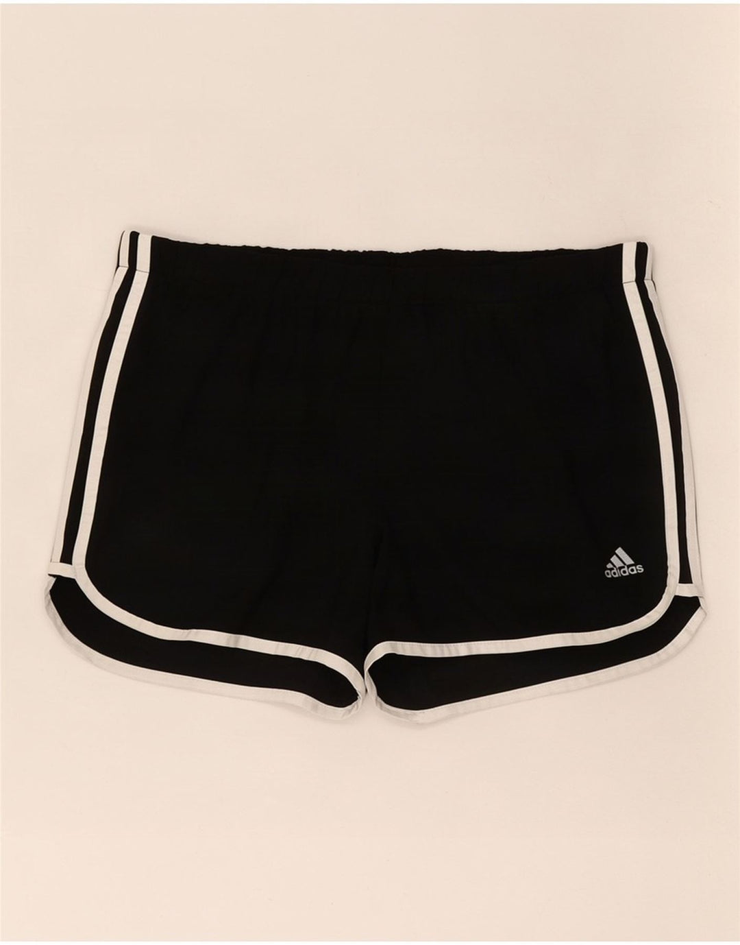 Adidas Mujer Climalite Sport Shorts UK 14 Medio Negro Poliéster