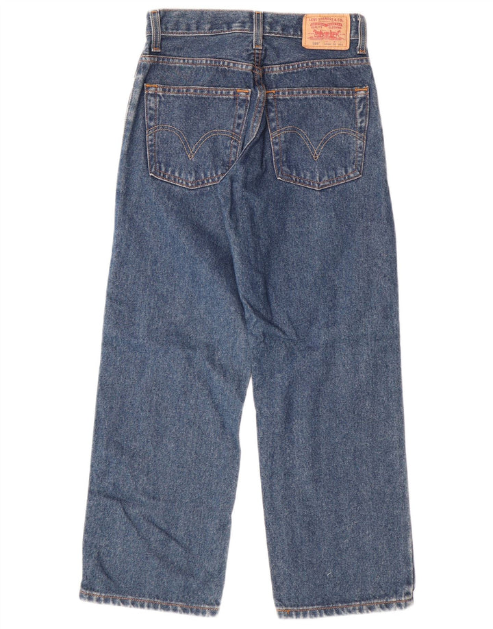 LEVI'S Jeans rectos de corte holgado 569 para niños 11-12 años W26 L26 Algodón azul