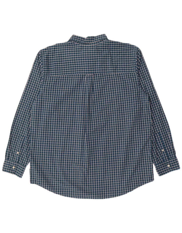 Chaps Camisa Hombre XL Verde Cuadros Algodón
