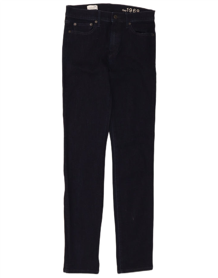 Vaqueros Gap Mujer Slim Rectos W28 L32 Algodón Azul Marino