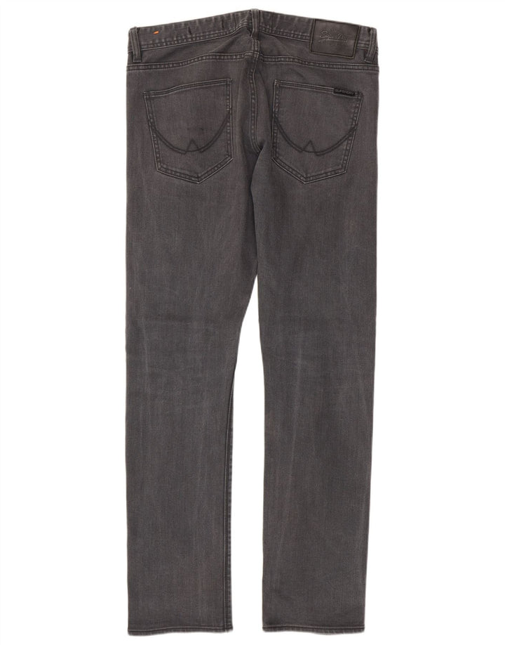 Vaqueros Superdry Corporal Slim para hombre W33 L32 Algodón gris
