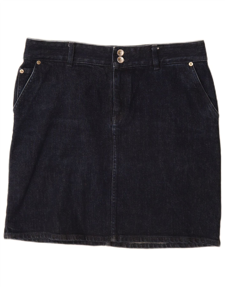 Ralph Lauren Falda vaquera para mujer US 10 grande W32 azul marino algodón