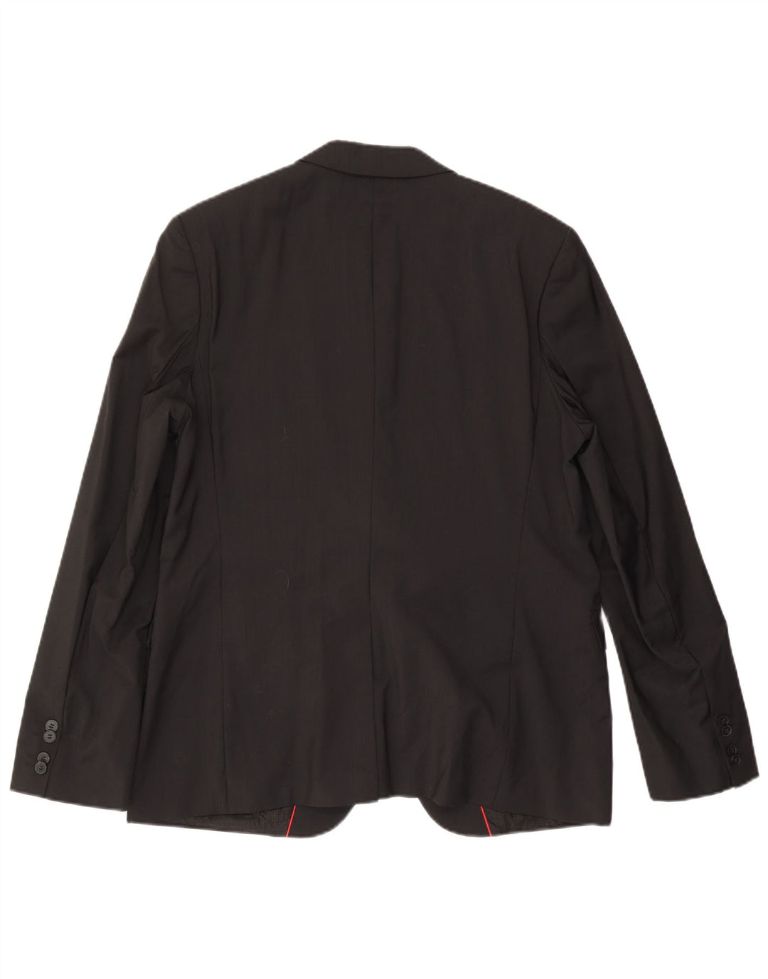 HUGO BOSS Chaqueta tipo blazer de 2 botones para hombre EU 56 3XL Lana negra