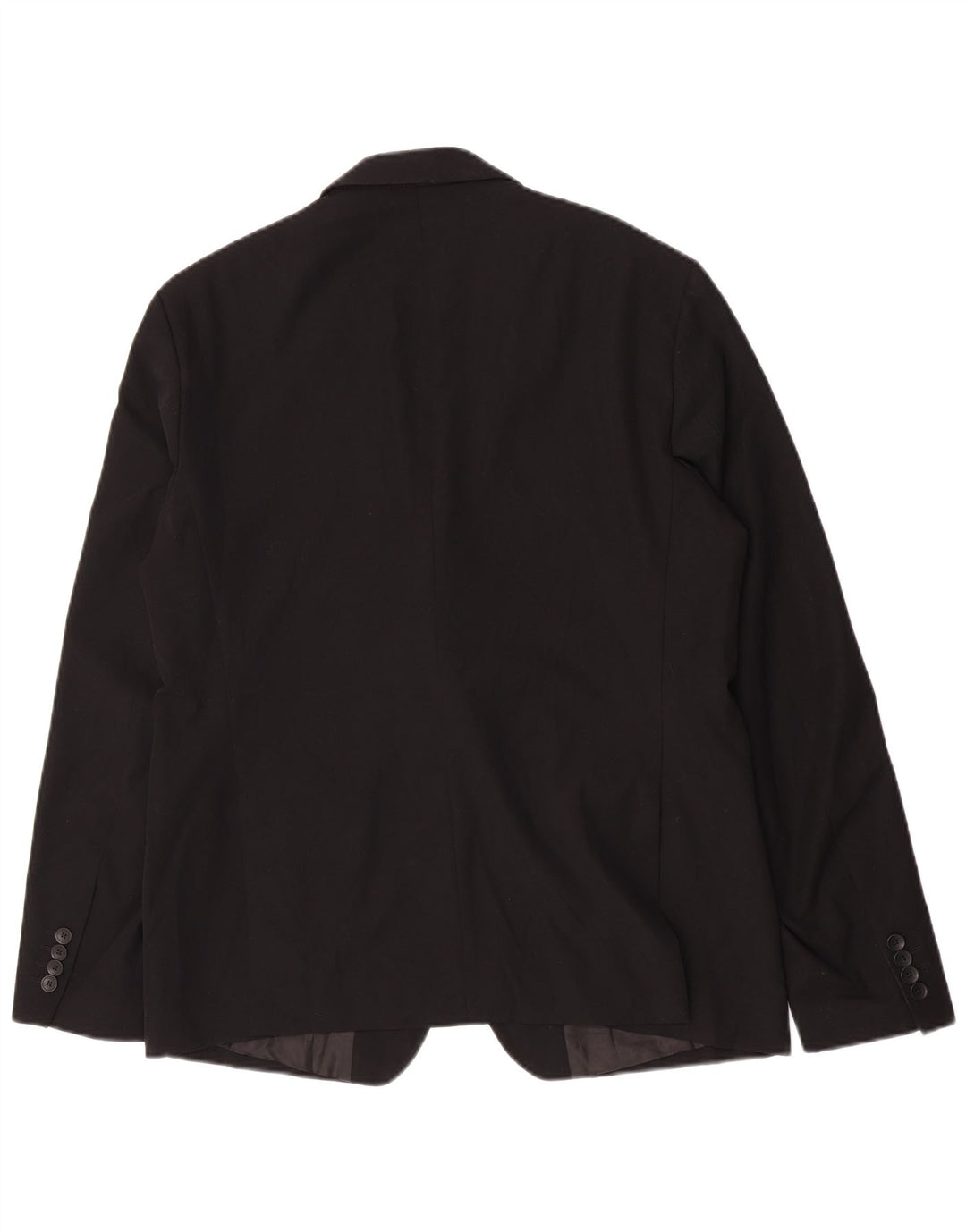 Zara Chaqueta Blazer De 2 Botones Para Hombre EU 54 XL Viscosa Negra