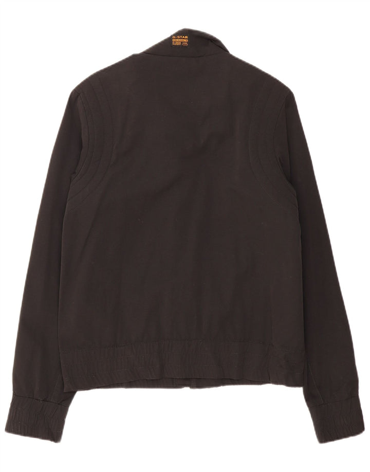 G-STAR Chaqueta Bomber para Mujer UK 44 Mediana Algodón Negro