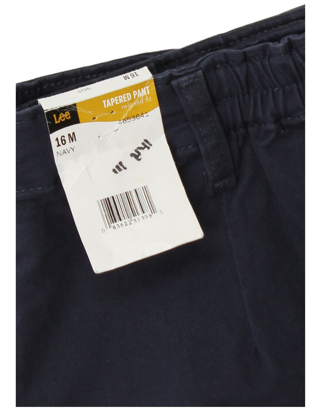 Lee Pantalones Chinos Pegged para Mujer US 16 2XL W36 L30 Azul Marino Algodón
