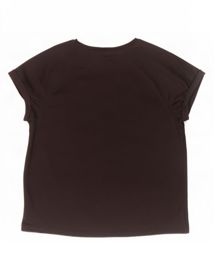 Kangaroos Camiseta Mujer Top ES 22/24 2XL Negro Poliéster