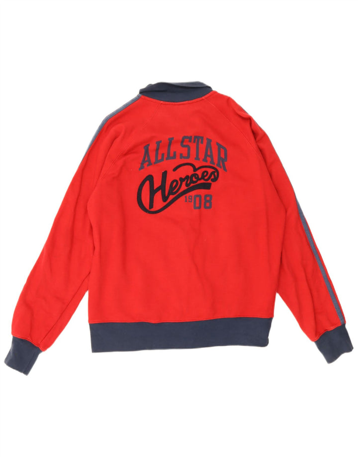 Converse All Star Graphic - Chaqueta de chándal para hombre, color rojo medio