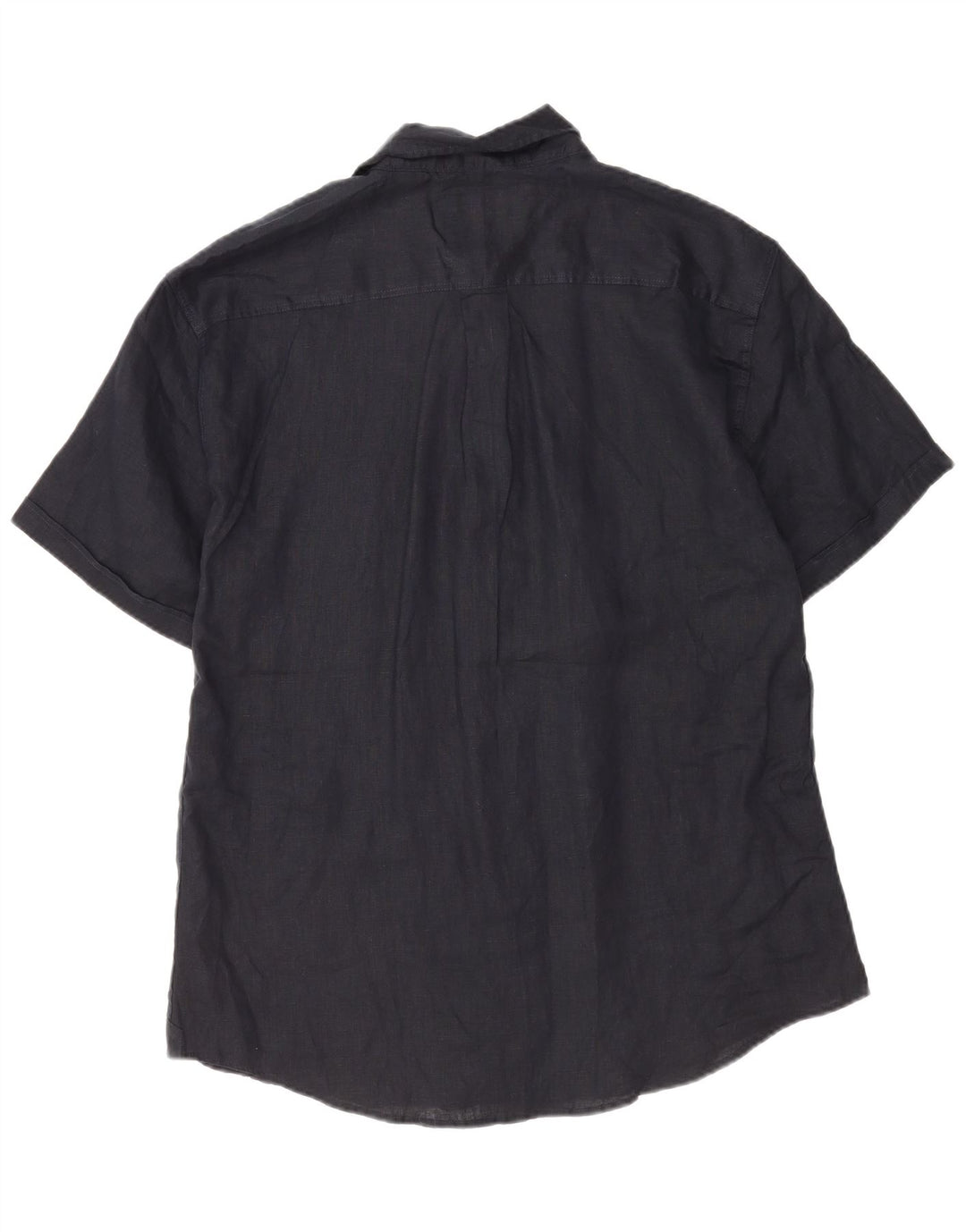 Camisa de manga corta para hombre Coast 2XL Azul marino Lino