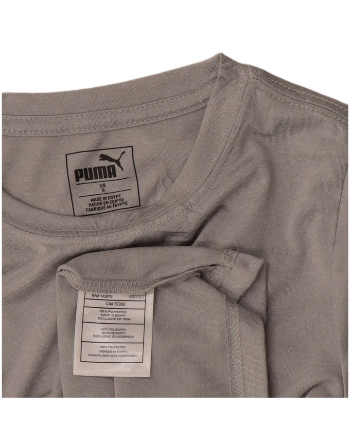 PUMA Camiseta Niño Top 5-6 Años Gris Poliéster