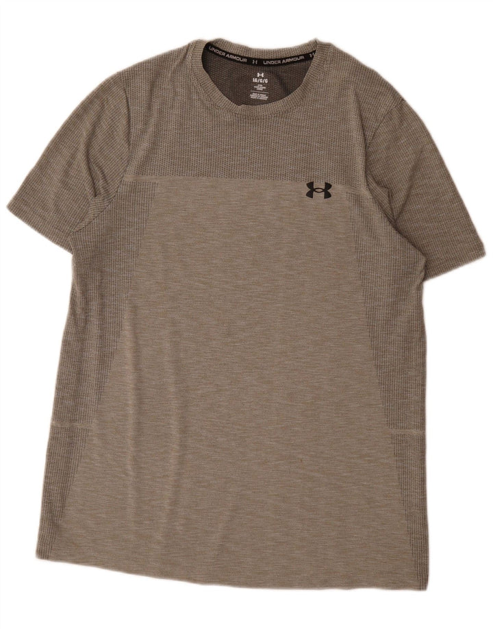 Under Armour - Camiseta para hombre, talla grande, color gris moteado