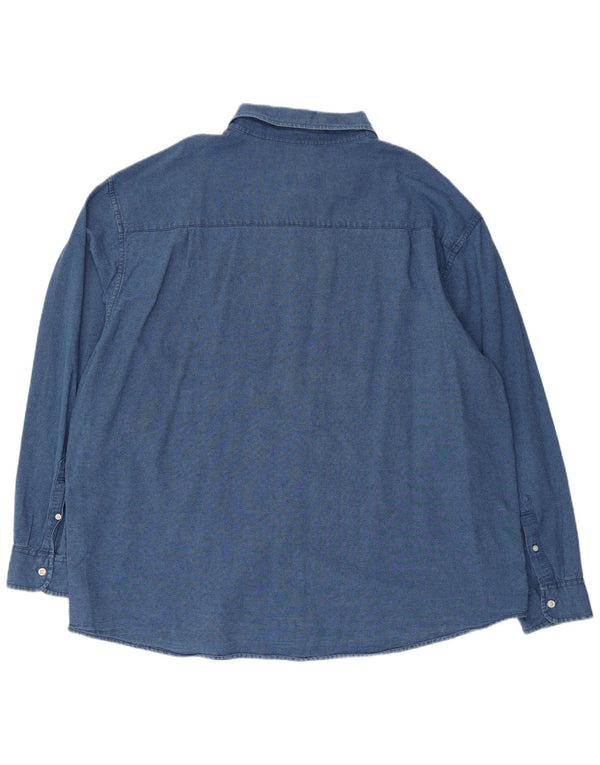 Camisa American Eagle Hombre 2XL Algodón Azul