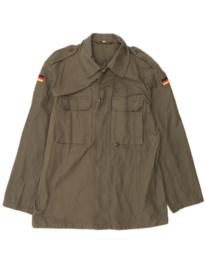 Chaqueta militar vintage para hombre Reino Unido 42 XL Caqui