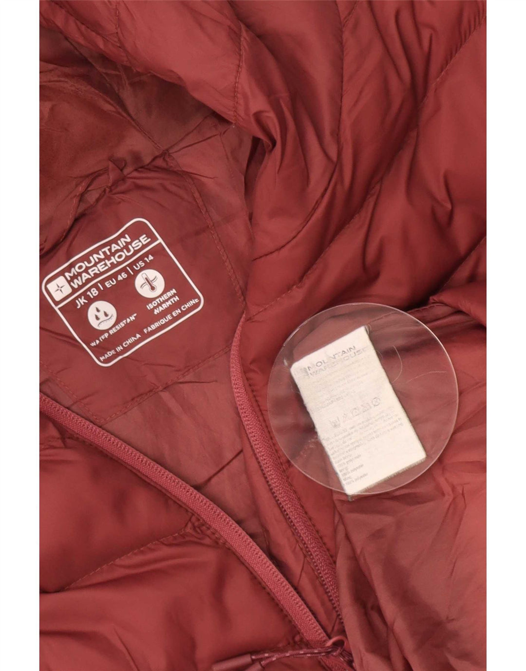 Chaqueta acolchada para mujer Mountain Warehouse UK 18 XL Poliamida roja