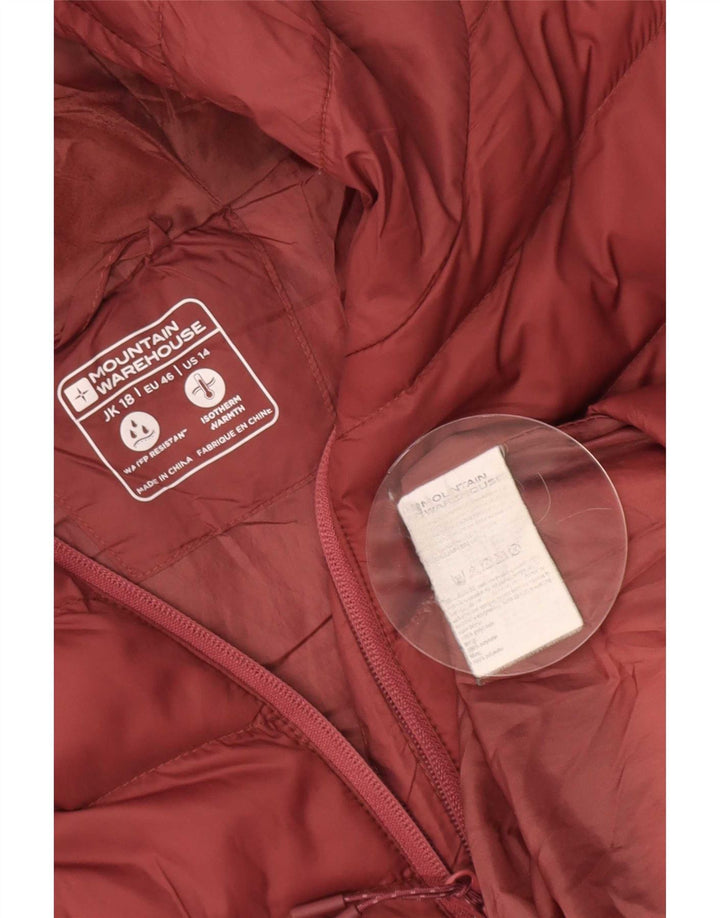Chaqueta acolchada para mujer Mountain Warehouse UK 18 XL Poliamida roja