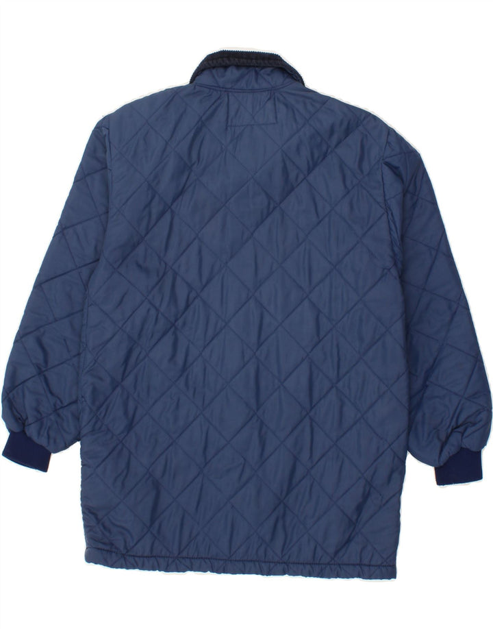 HUSKY Boys Quilted Jacket 11-12 Years Navy Blue Nylon Vintage Husky and Second-Hand Husky from Messina Hembry 