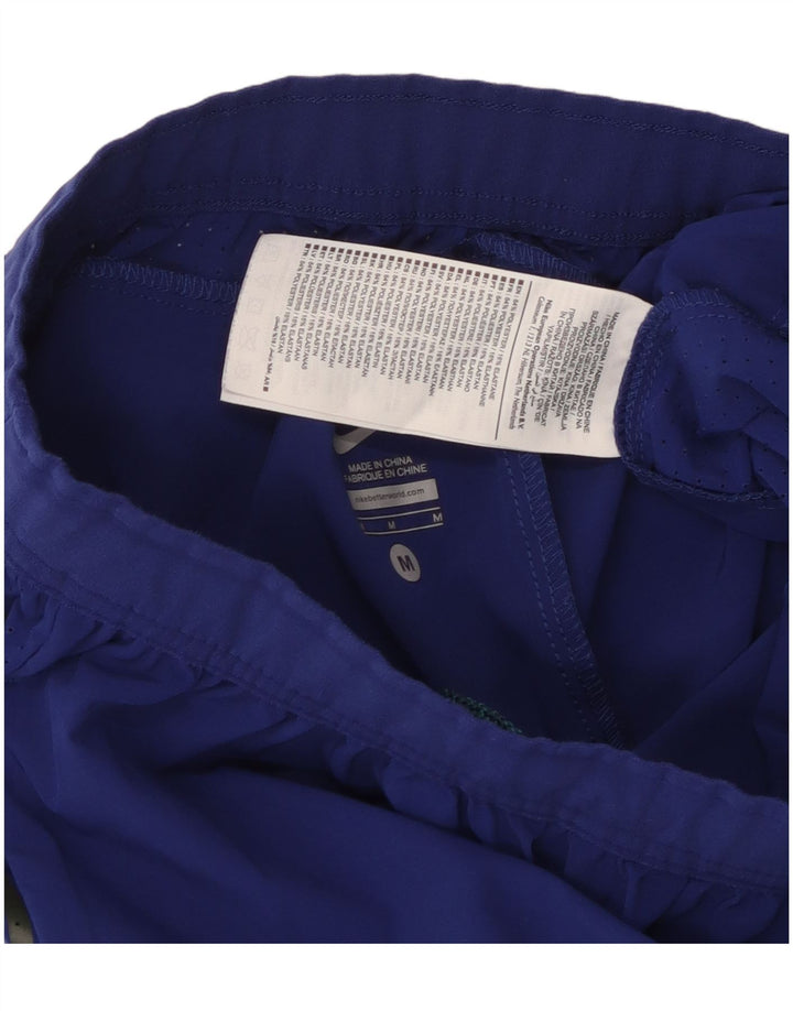 Pantalones cortos deportivos con estampado gráfico para hombre Nike Poliéster azul medio