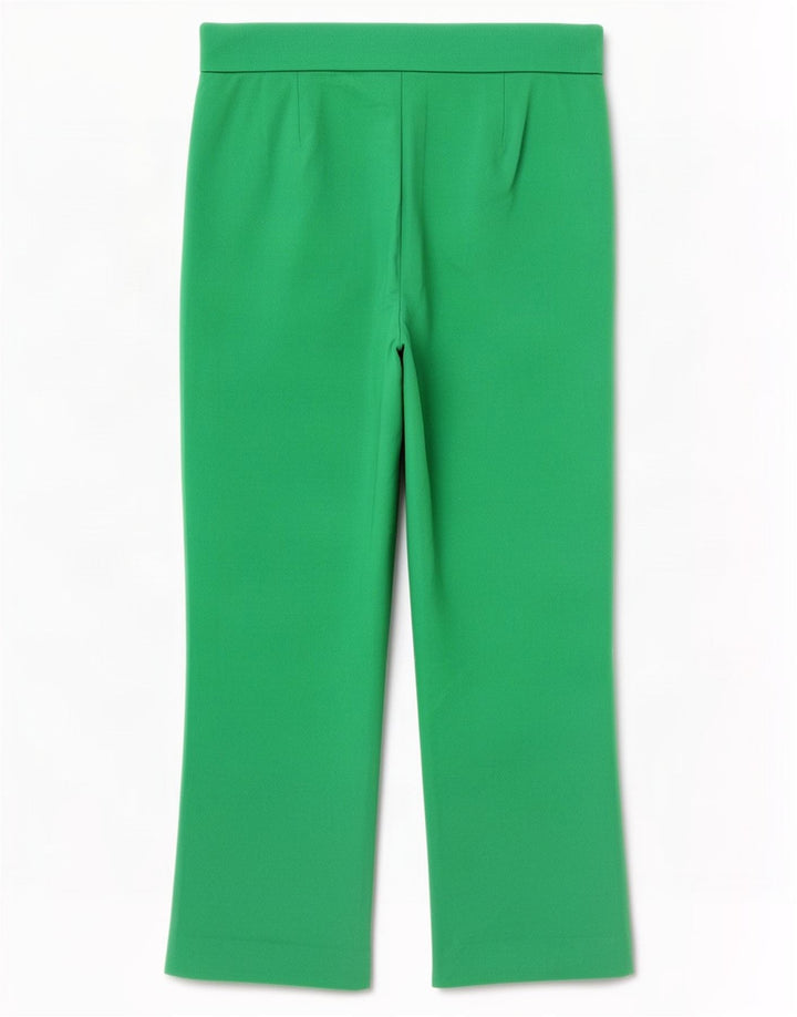 Zara Mujer Pantalones Capri Pequeño W26 L22 Verde