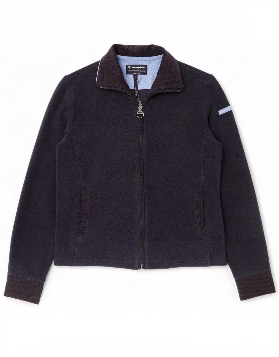 Champion Chaqueta polar para mujer UK 44 Mediana Azul marino Poliéster