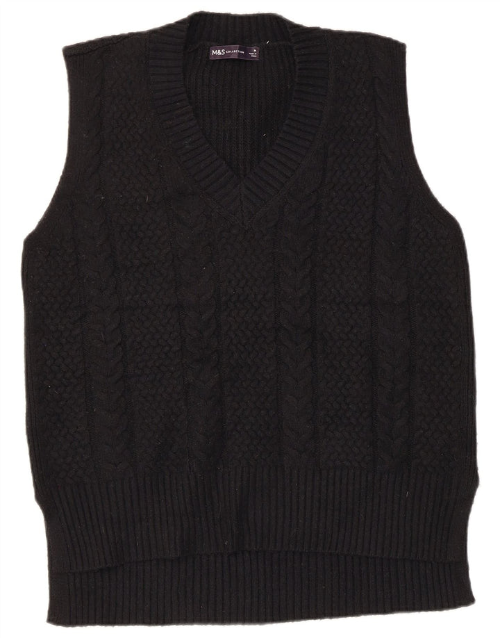 Marks & Spencer Camiseta sin mangas para hombre Poliéster azul marino mediano
