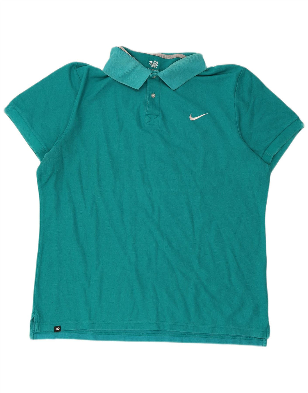 Nike Polo Mujer UK 40 XL Turquesa
