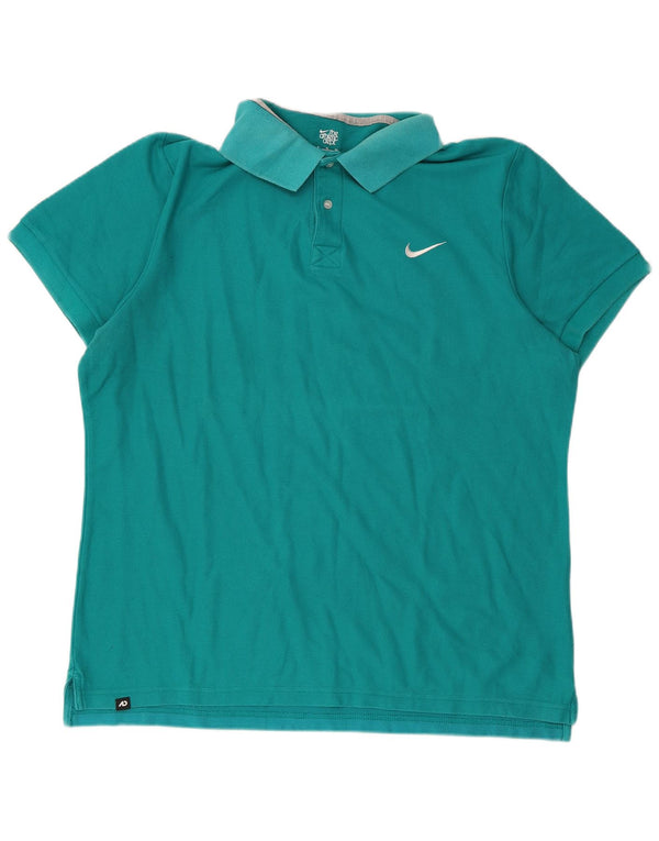 Nike Polo Mujer UK 40 XL Turquesa