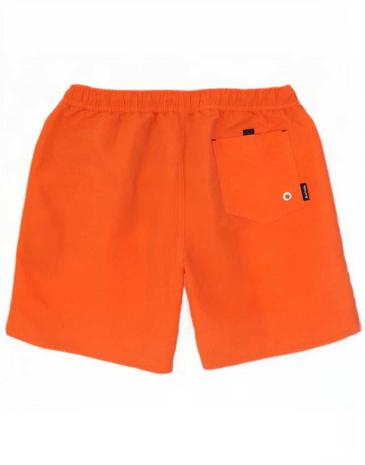 Bañador con estampado gráfico para hombre Bench, poliéster naranja grande