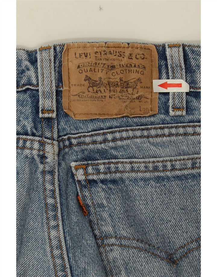 LEVI'S Vaqueros Cónicos Para Mujer W28 L30 Algodón Azul