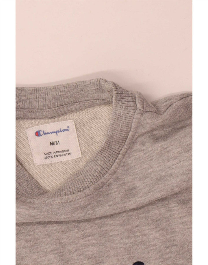 Champion Sudadera Gráfica De Algodón Con Motivos Gris Medio |