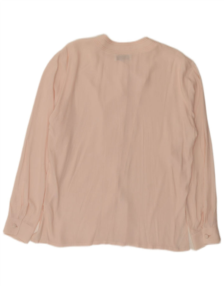 Blusa vintage para mujer IT 42 Acetato rosa medio