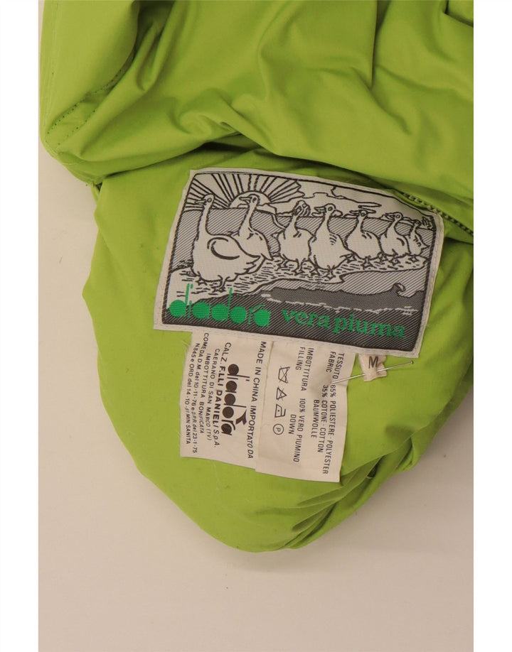 DIADORA Chaleco acolchado reversible de corte holgado para hombre UK 38 Verde medio