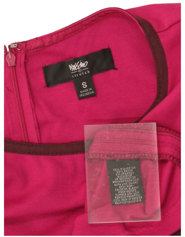 MOSSIMO Vestido básico elástico sin mangas para mujer, talla 40, talla pequeña, color rosa