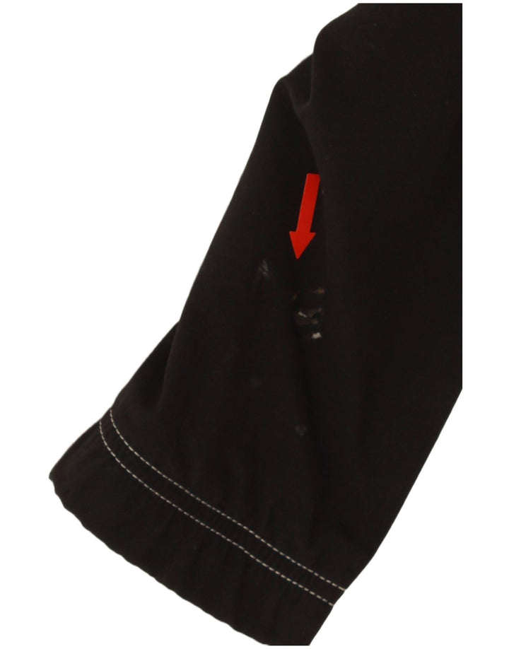Nike - Chaqueta de chándal para hombre, color negro medio, poliéster con bloques de color